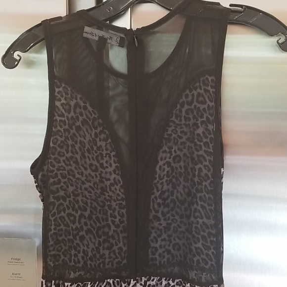 💕FOR LOVE AND LEMONS💕 Mesh Animal Print Dress Medium M NWOT - Picture 5 of 6